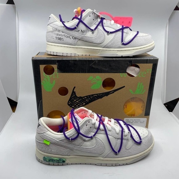 NWT NIKE DUNK LOW in sail Neutral Grey - Picture 1 of 10